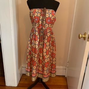 Plenty by Tracey Reese Blue Floral Dress Size 10